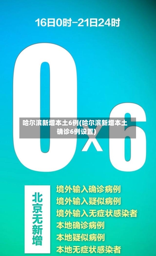 哈尔滨新增本土6例(哈尔滨新增本土确诊6例设置)