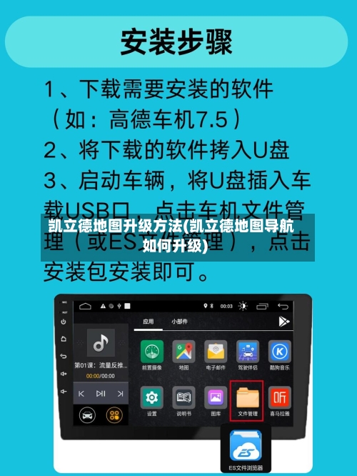 凯立德地图升级方法(凯立德地图导航如何升级)-第2张图片
