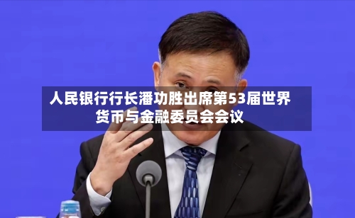 人民银行行长潘功胜出席第53届世界
货币与金融委员会会议-第3张图片