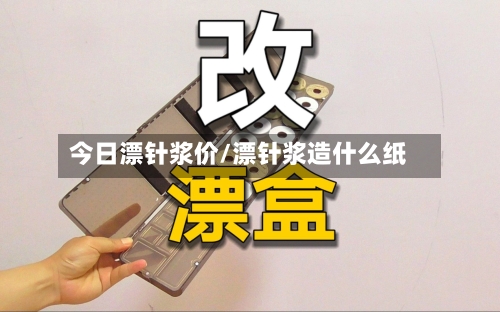 今日漂针浆价/漂针浆造什么纸