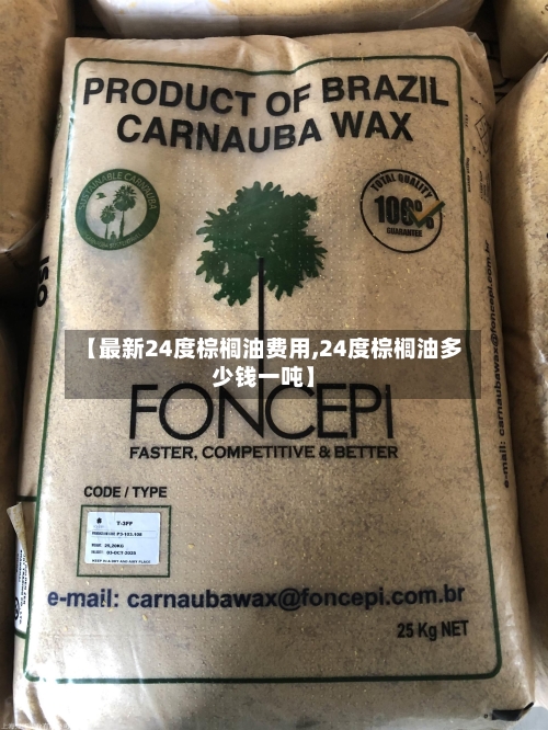 【最新24度棕榈油费用,24度棕榈油多少钱一吨】