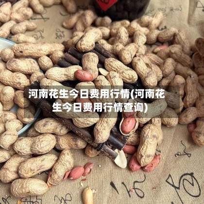 河南花生今日费用行情(河南花生今日费用行情查询)
