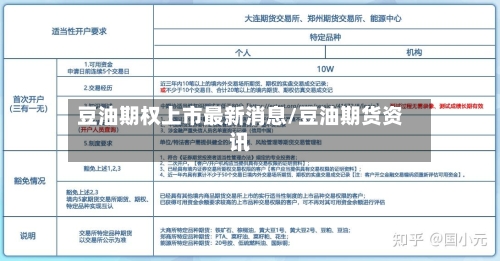 豆油期权上市最新消息/豆油期货资讯-第2张图片